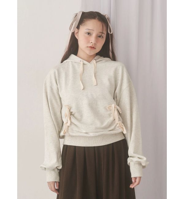 merry jenny「ribbon ribbon hoodie」|パーカー|