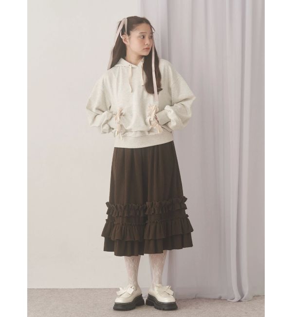 merry jenny「ribbon ribbon hoodie」|パーカー|