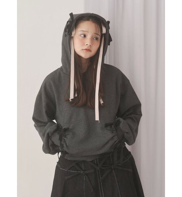 merry jenny「ribbon ribbon hoodie」|パーカー|