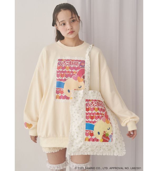 merry jenny「いちご新聞frill frillスウェット」|スウェット・ジャージ|