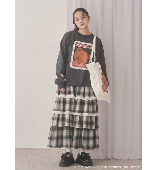 merry jenny「いちご新聞frill frillスウェット」|スウェット・ジャージ|