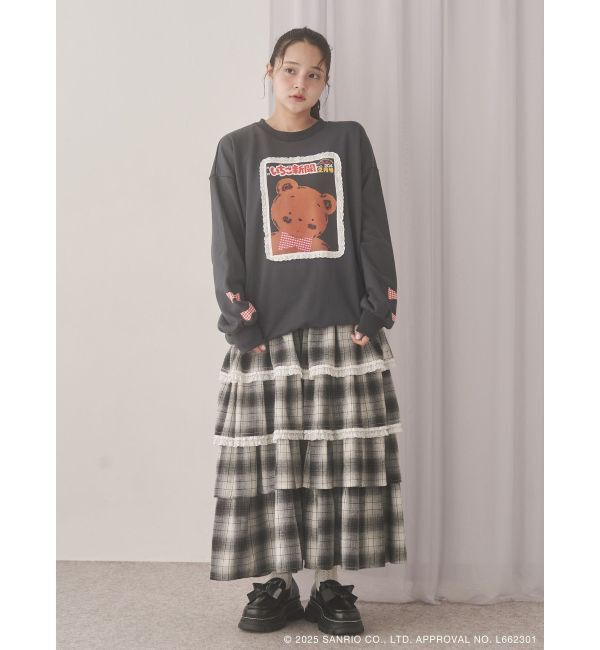 merry jenny「いちご新聞frill frillスウェット」|スウェット・ジャージ|