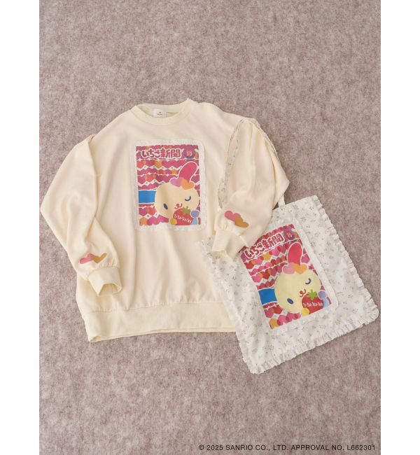 merry jenny「いちご新聞frill frillスウェット」|スウェット・ジャージ|