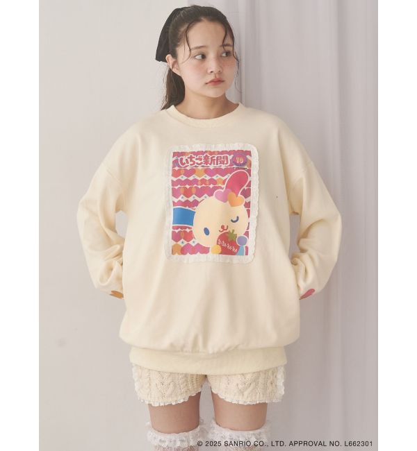 merry jenny「いちご新聞frill frillスウェット」|スウェット・ジャージ|
