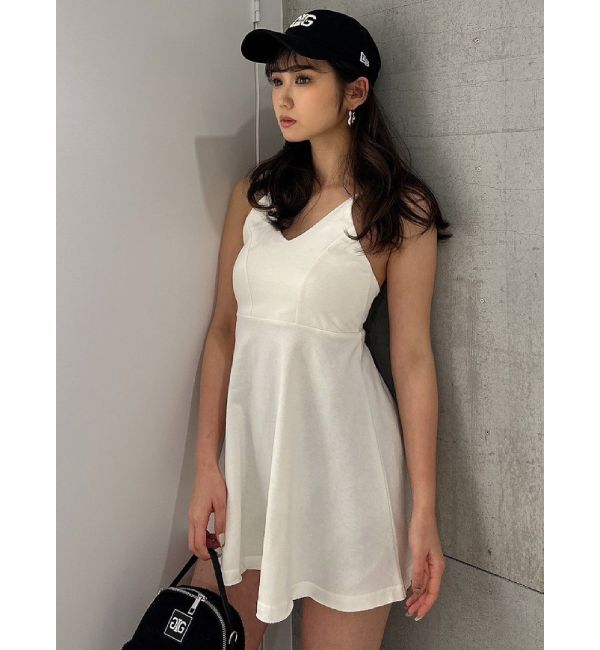 GYDA「キャミフレアスウェットワンピース」|ワンピース|