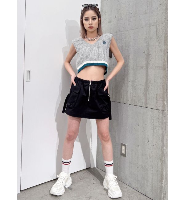 GYDA「カーゴポケットスカートライクショートパンツ」|その他|