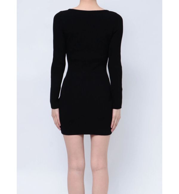 GYDA「GYGYプレートタイトニットワンピース」|ワンピース|