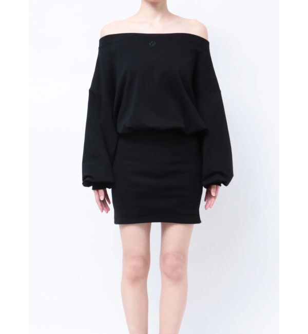 GYDA「GDドッキングオフショルスウェットワンピース」|ワンピース|