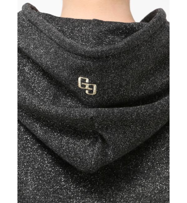 GYDA「GG GLITTERノースリショートスウェットパーカー」|パーカー|