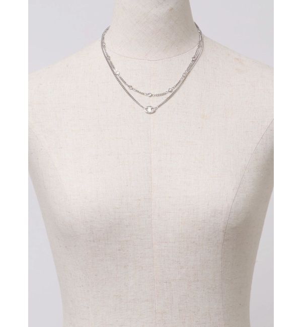 GYDA「JEYSUS SymmetryGYDA ラインストーンレイヤーネックレス」|ネックレス|