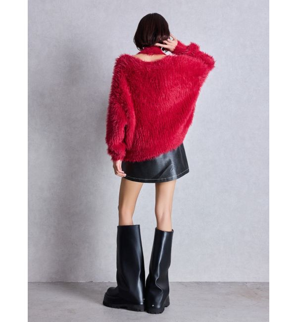 GYDA「2WAYシャギーチョーカーニットトップス」|ニット・セーター|