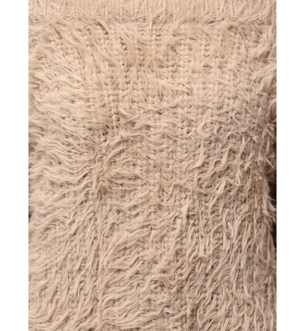 GYDA「2WAYシャギーチョーカーニットトップス」|ニット・セーター|