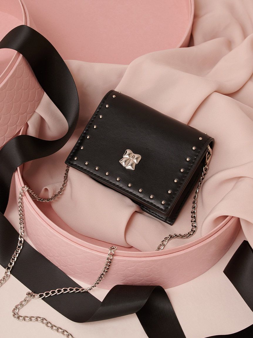 FURFUR「【限定カラー】リボンカシメミニウォレットショルダー」|財布|