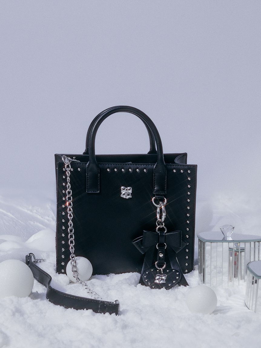 FURFUR「【限定カラー】リボンカシメバッグチャーム」|キーケース|