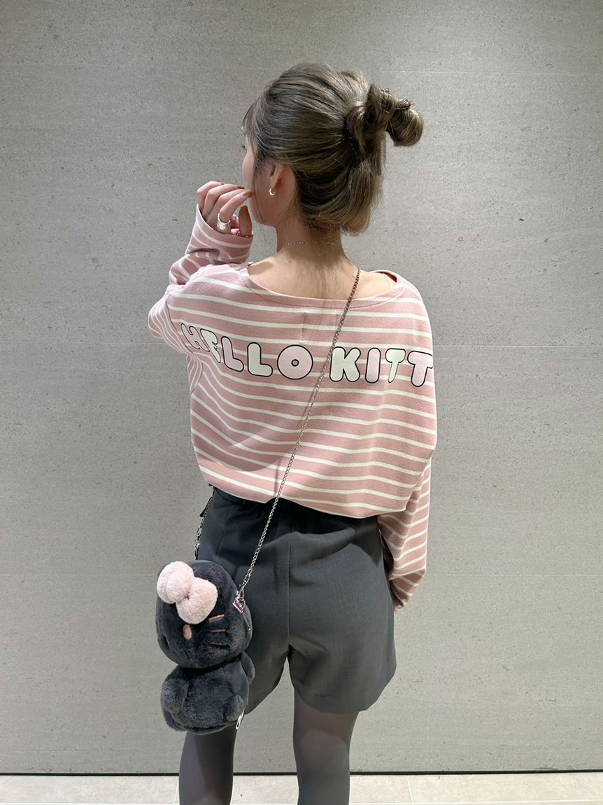 FURFUR「HELLO KITTYボーダーカットソー」|Tシャツ・カットソー|