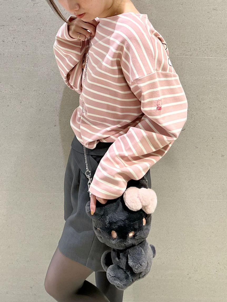 FURFUR「HELLO KITTYボーダーカットソー」|Tシャツ・カットソー|