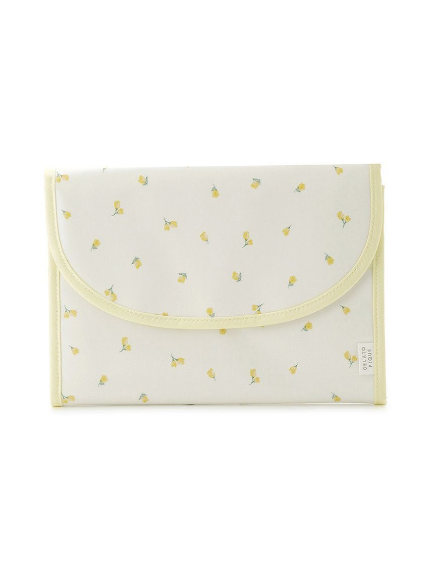 GELATO PIQUE KIDS & BABY「【販路限定】総柄母子手帳ケースM」|マタニティ・ママグッズ|YEL