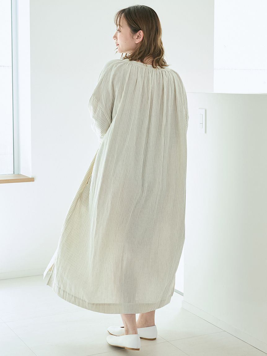 gelato pique「ガーゼストライプワンピース」|ルームウェア|