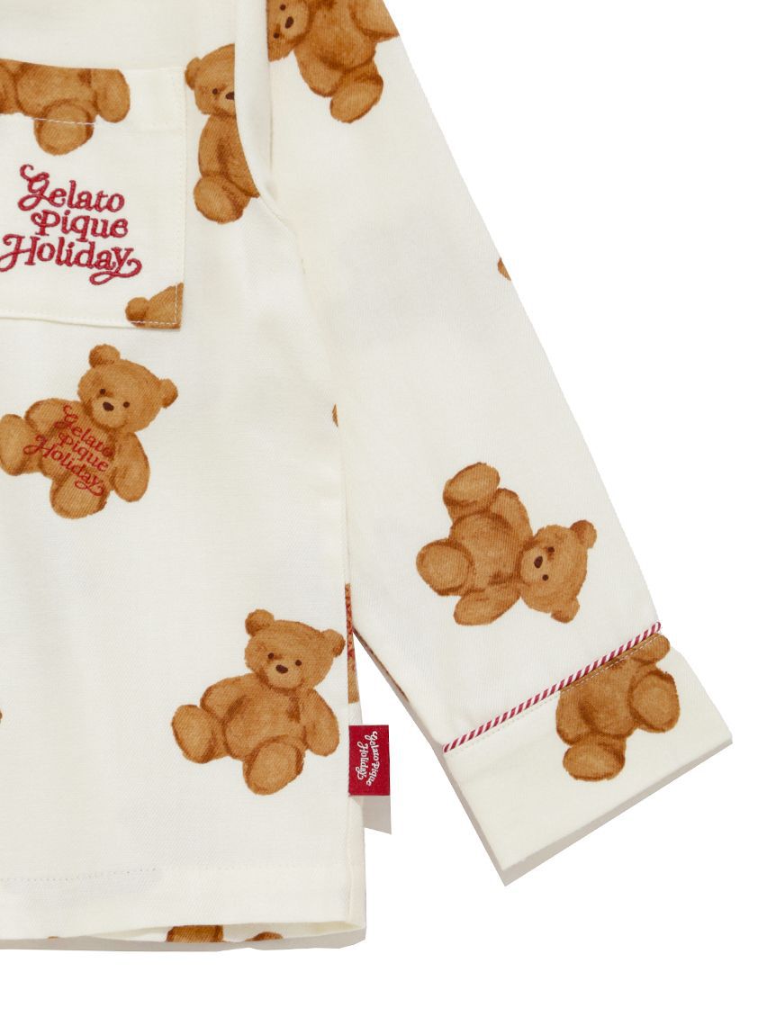 GELATO PIQUE KIDS & BABY「【HOLIDAY】【KIDS】ベア柄ネルシャツ」|シャツ・ブラウス|