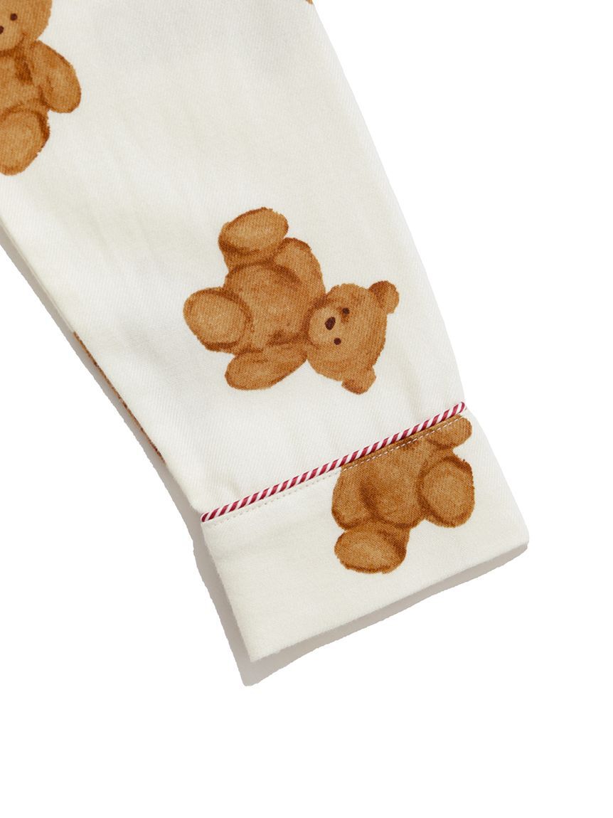 GELATO PIQUE KIDS & BABY「【HOLIDAY】【KIDS】ベア柄ネルシャツ」|シャツ・ブラウス|