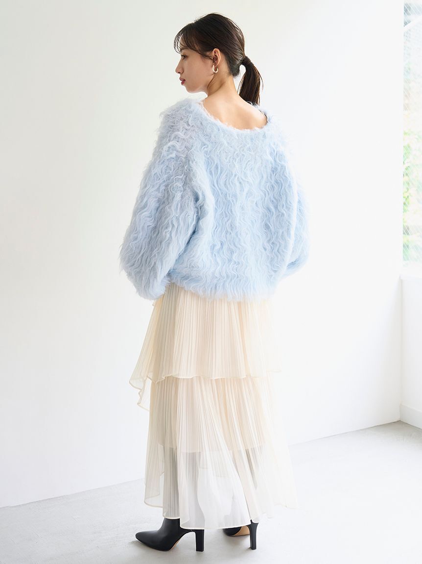 SNIDEL「デザインニットカーディガン」|カーディガン|