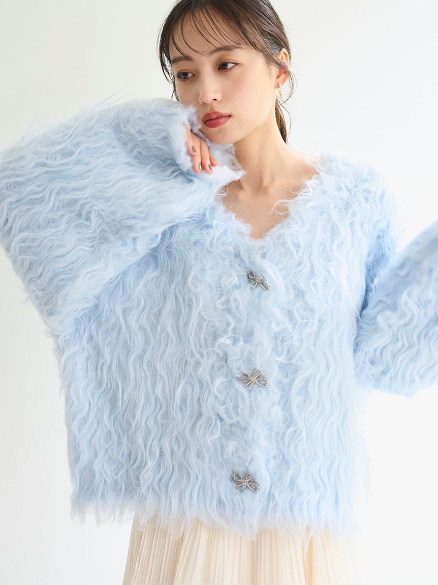 SNIDEL「デザインニットカーディガン」|カーディガン|