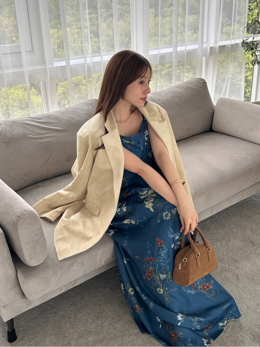 FRAY I.D「【00サイズ】ボタニカルプリントキャミソールワンピース／ウォッシャブル」|ワンピース|