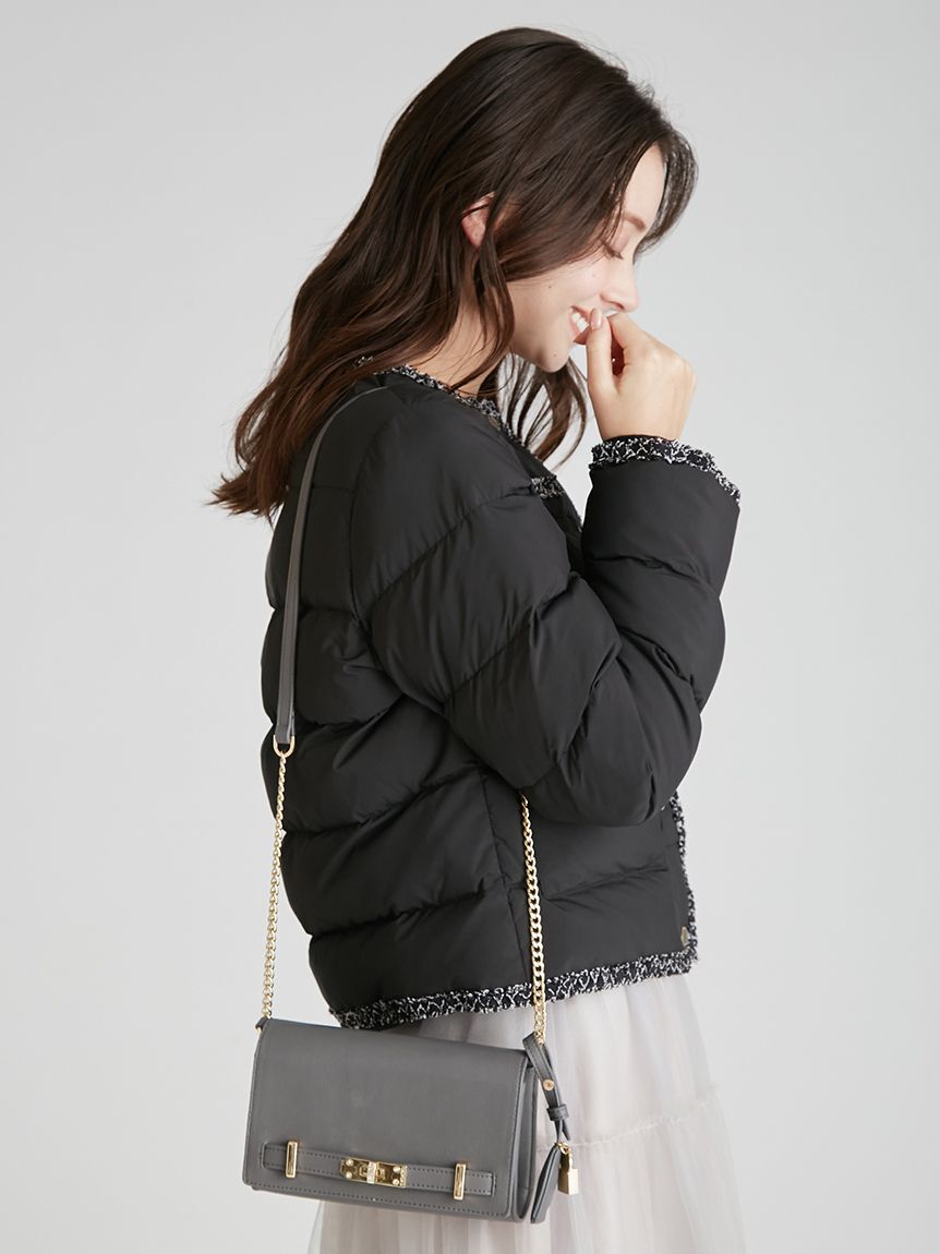 CELFORD「ビジューツイストバックルショルダーバッグ」|ショルダー・メッセンジャー|