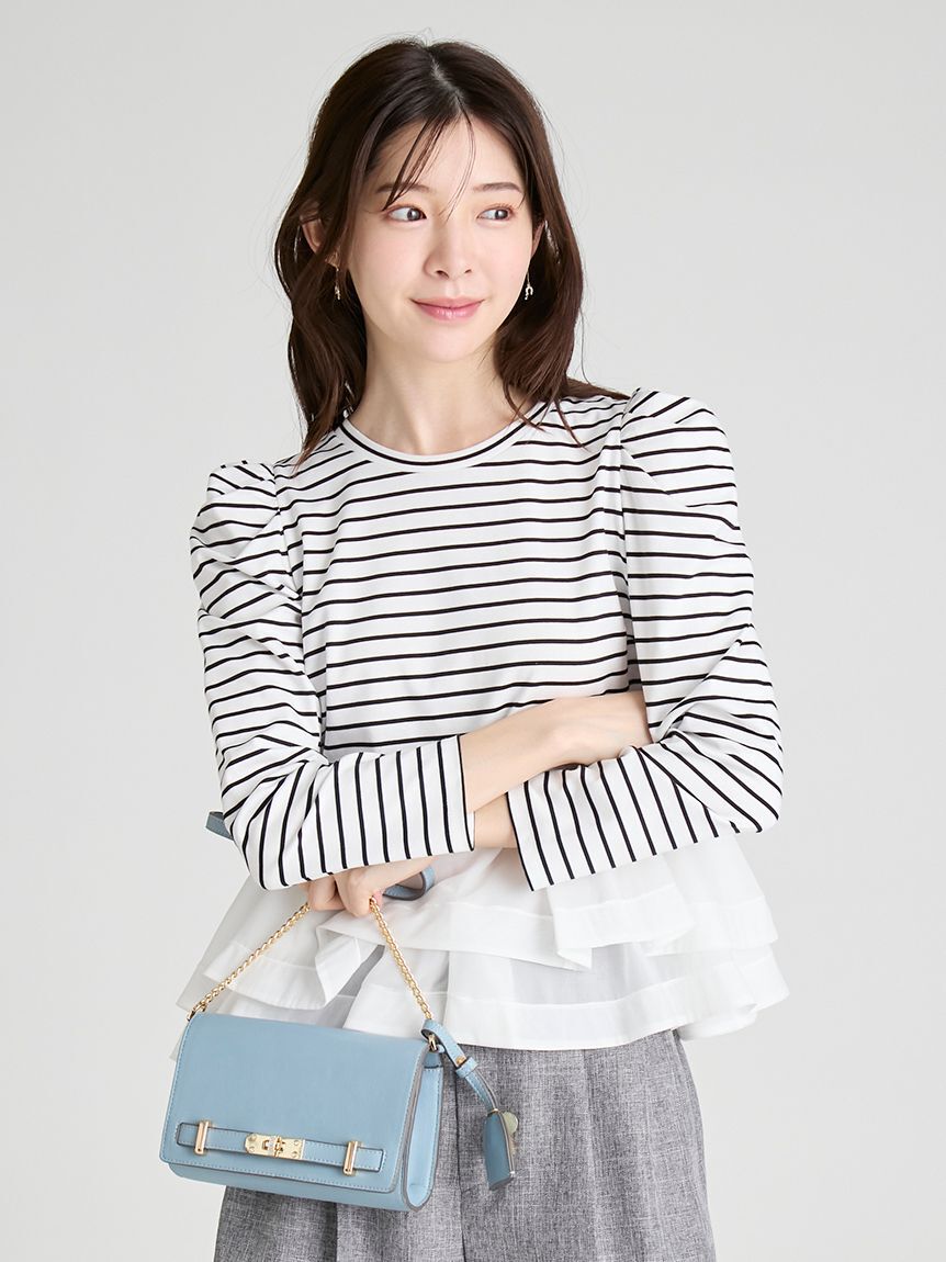 CELFORD「ビジューツイストバックルショルダーバッグ」|ショルダー・メッセンジャー|