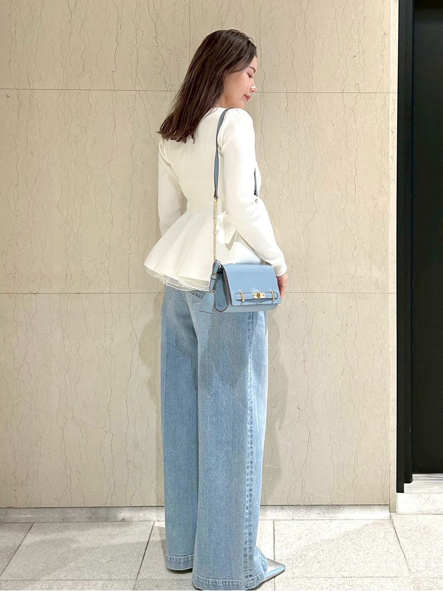 CELFORD「ビジューツイストバックルショルダーバッグ」|ショルダー・メッセンジャー|