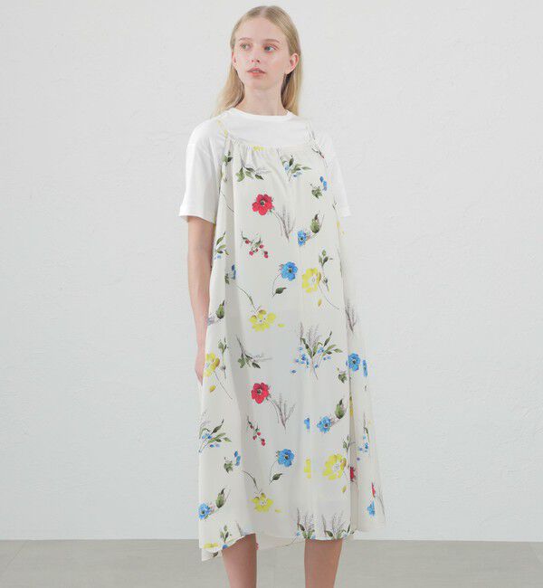 MACKINTOSH PHILOSOPHY「ボタニカルプリントキャミワンピース」|ワンピース|オフホワイト