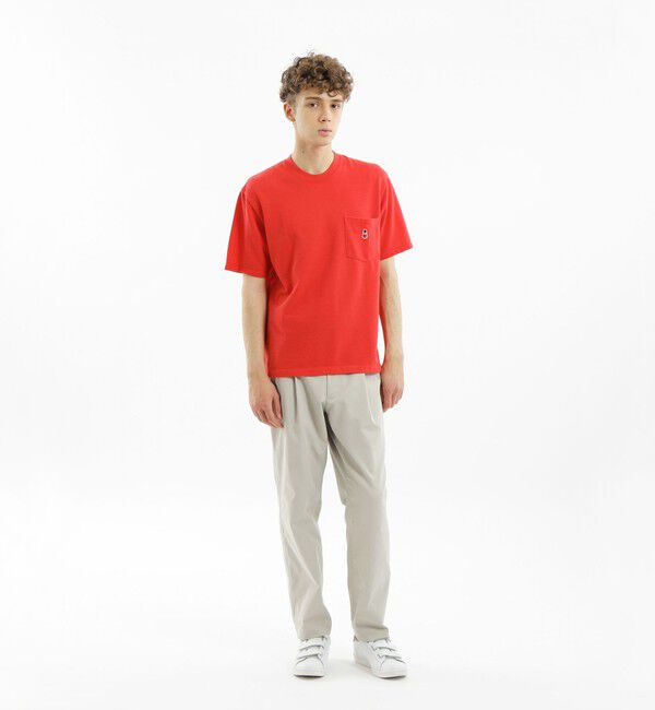 MACKINTOSH PHILOSOPHY「バッキンガムベア カノコ クルーネックポケット半袖Tシャツ」|Tシャツ・カットソー|