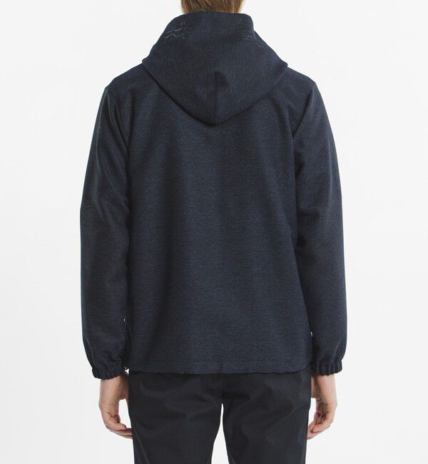 MACKINTOSH PHILOSOPHY「テーラードジャージー フーデッドパーカー ウール混カラミ織り」|ブルゾン・スタジャン|