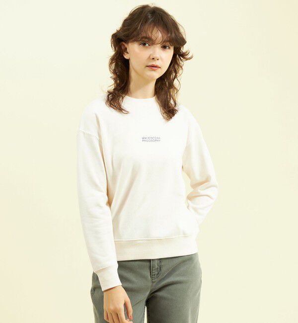MACKINTOSH PHILOSOPHY「【WEB&一部店舗限定】ロゴスウェット」|Tシャツ・カットソー|オフホワイト