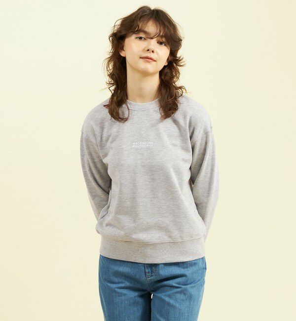 MACKINTOSH PHILOSOPHY「【WEB&一部店舗限定】ロゴスウェット」|Tシャツ・カットソー|グレー