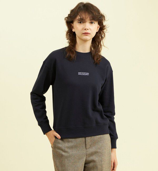 MACKINTOSH PHILOSOPHY「【WEB&一部店舗限定】ロゴスウェット」|Tシャツ・カットソー|ネイビー