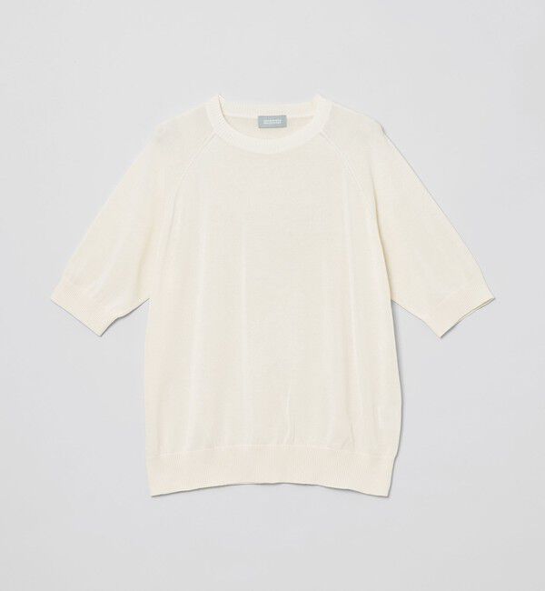 MACKINTOSH PHILOSOPHY「GREY LABEL コットンニットT」|ニット・セーター|オフホワイト