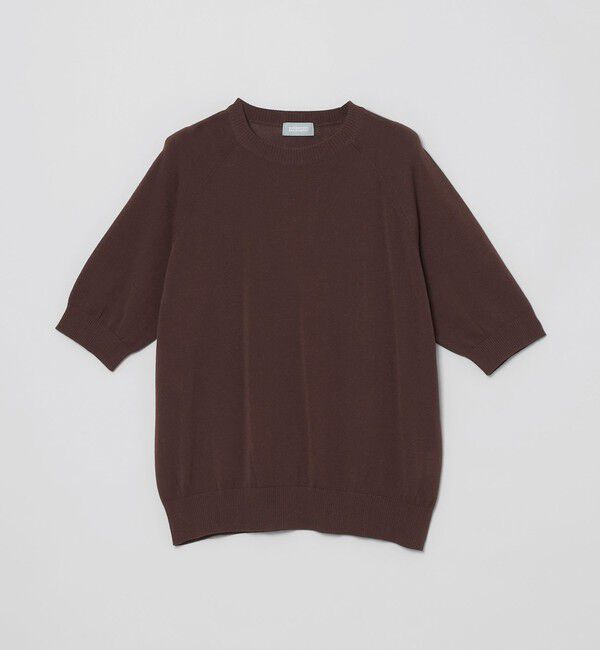 MACKINTOSH PHILOSOPHY「GREY LABEL コットンニットT」|ニット・セーター|キャメル