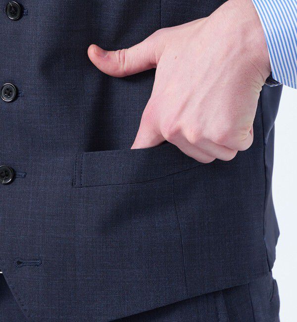 MACKINTOSH PHILOSOPHY「トロッター ウェストコート#109 ストレッチピンヘッド/無地」|その他|