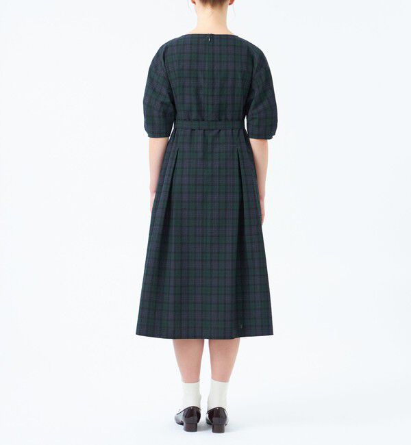 MACKINTOSH PHILOSOPHY「サッカーチェックパフスリーブワンピース」|ワンピース|