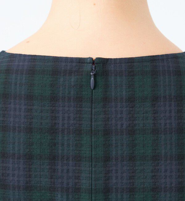 MACKINTOSH PHILOSOPHY「サッカーチェックパフスリーブワンピース」|ワンピース|