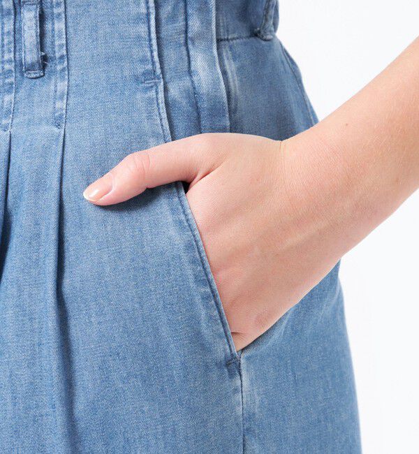 MACKINTOSH PHILOSOPHY「ライトデニムウエストタックパンツ」|デニム|