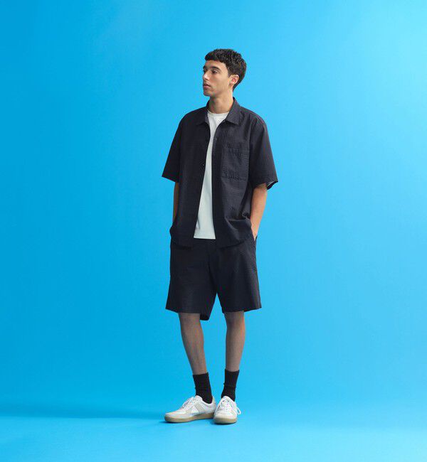 MACKINTOSH PHILOSOPHY「空羽サッカーチェック 半袖オープンカラーシャツ」|シャツ・ブラウス|