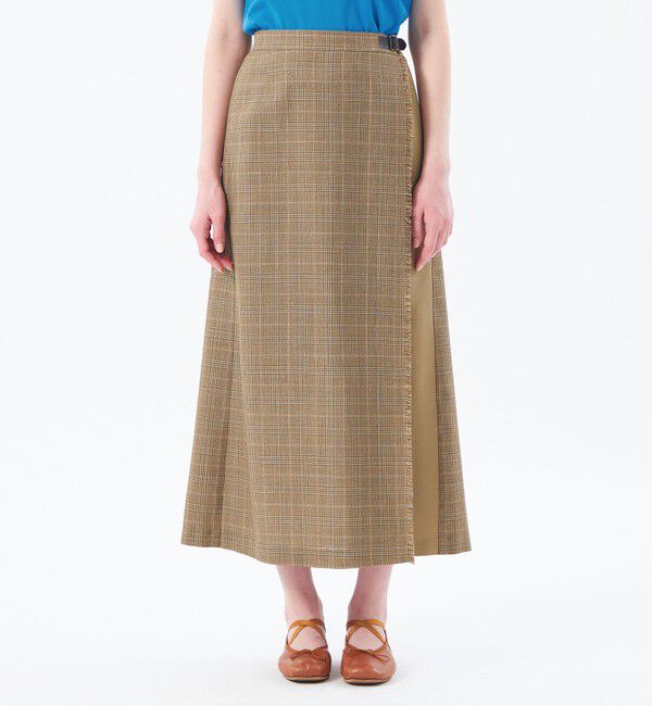 MACKINTOSH PHILOSOPHY「バスケットチェックサイドベルトスカート」|スカート|