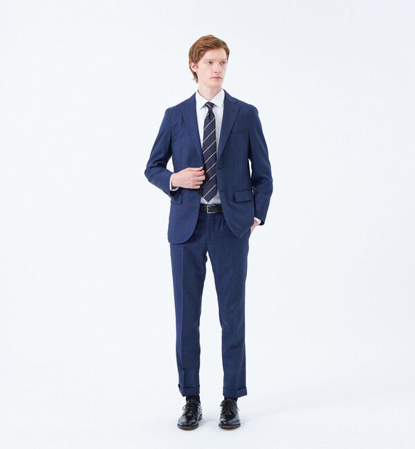 MACKINTOSH PHILOSOPHY「ヘリンボーン&times;ストライプ　レギュラータイ」|ネクタイ・蝶ネクタイ|