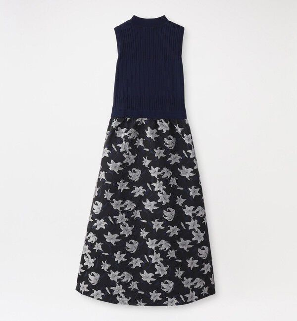  「ニットブロックワンピース」|ワンピース|