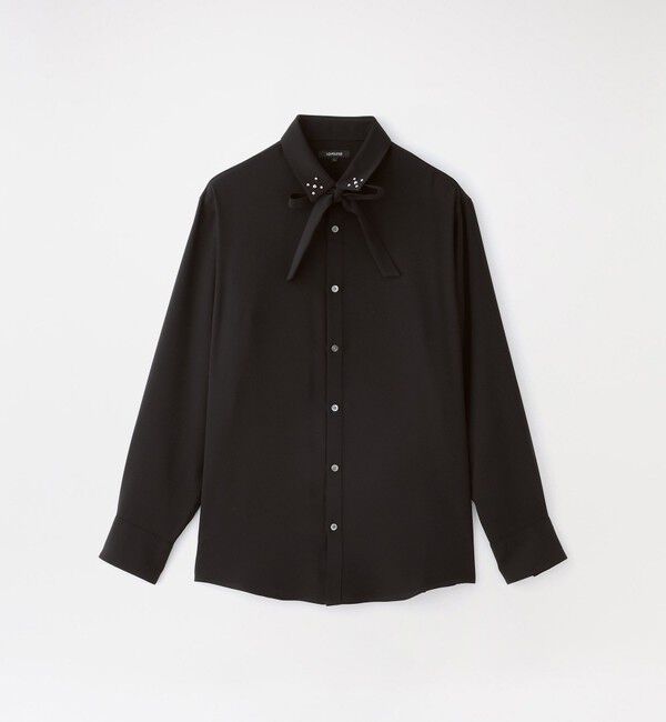  「ランポーニリボンタイシャツ」|シャツ・ブラウス|ブラック