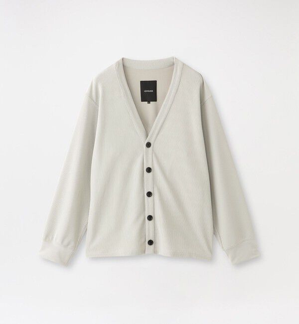  「コードピケカーディガン」|Tシャツ・カットソー|グレー