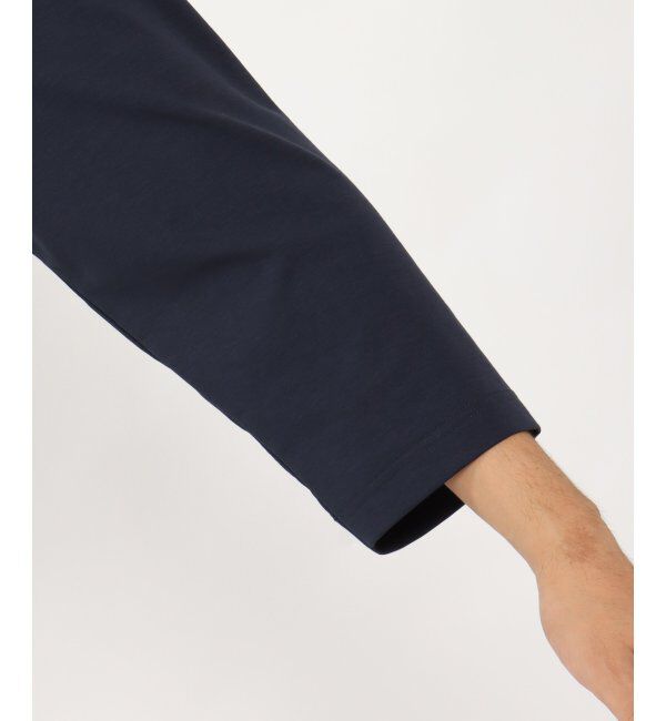 ikka「7分清潔ストレッチ切り替えT」|Tシャツ・カットソー|