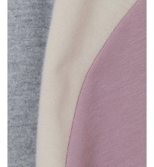 ikka「7分清潔ストレッチ切り替えT」|Tシャツ・カットソー|